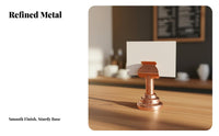 Place Card Holder Versatile Table Number Stand Reusable Table Number Holder for Restaurant Owners, Restaurants, Weddings, Office Desk