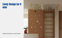 Children's Indoor Climbing Frame, Hanging Ladder, Chin-Up Bar, Climbing Wall, Multifunctional Home Gym Toy