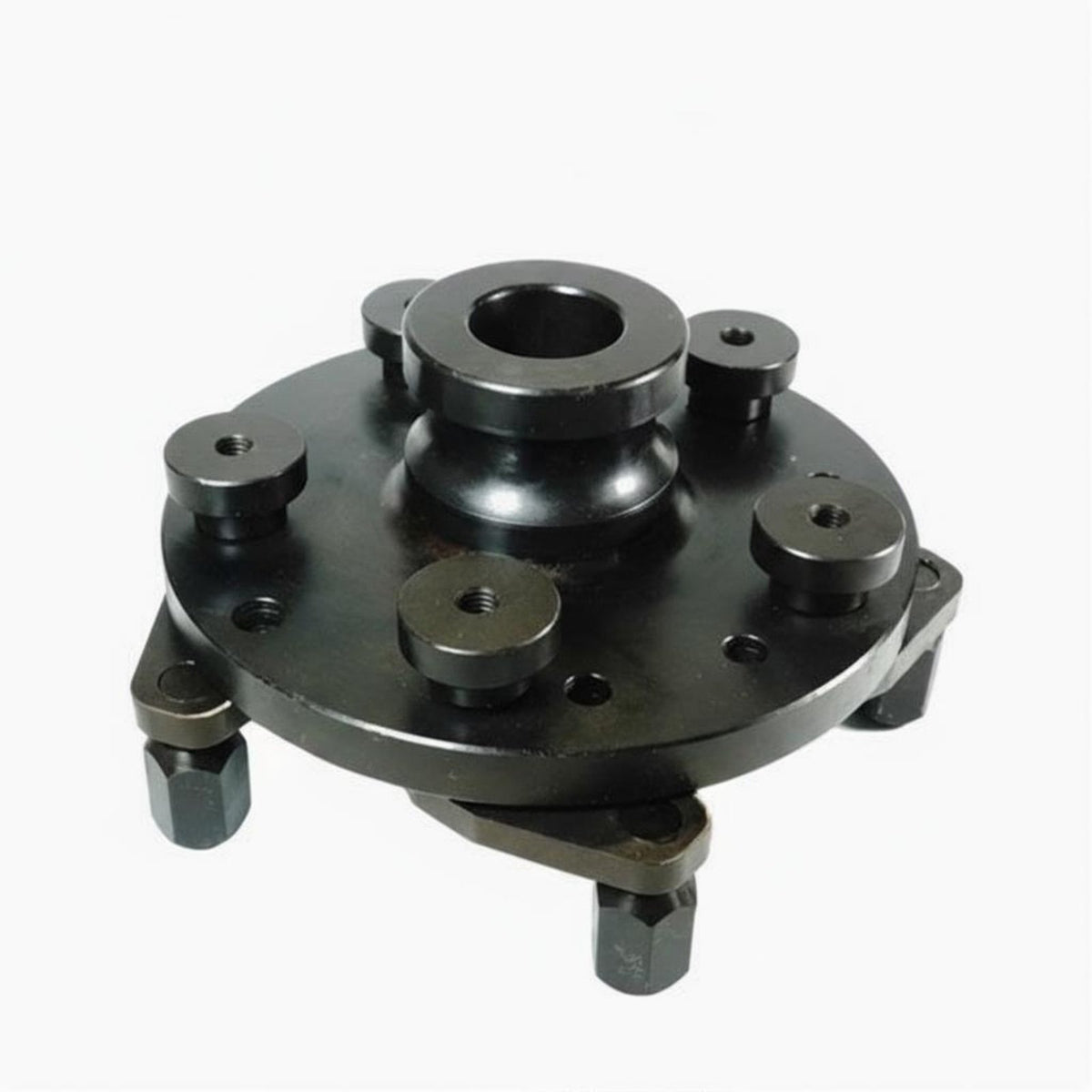 Balances Centerless Wheels Universal Wheel Balancing Device Clamp Imported Steel Tire Balancing Machine Fixture Reinforced Casting Universal Wheel Balancing Device Adapter Precise Dimensions for Mechanics, Auto Repair Shop, Garage