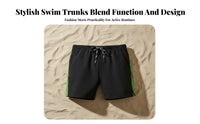 men's Swim Trunks Quick-Fast-Evaporating Athletic Cut Swim Trunks Comfortable Swimming Athletic Briefs for Adults, Swimmers, Hot Spring, Water Sports