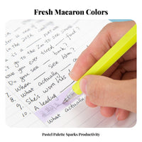 100 Pieces Self Bookmark Tabs Multi-Color Sticky Index Tab Repositionable Colored Index Flags for Students, Teachers, Learning, School, Home