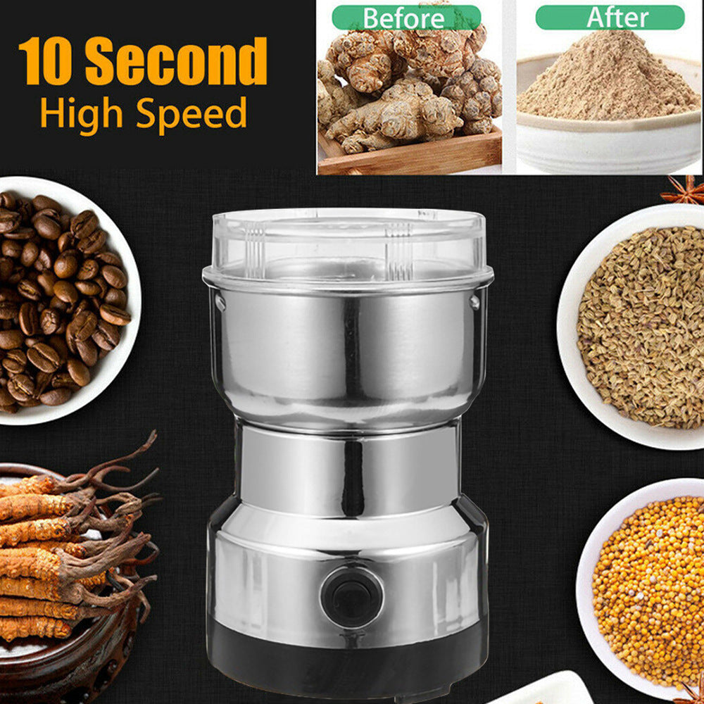 Mini Grinder for Spices, Herbs, and Coffee Beans, US Plug