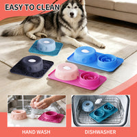 Food-Grade Silicone Slow Lick Bowl for Pets with Anti-Slip Base