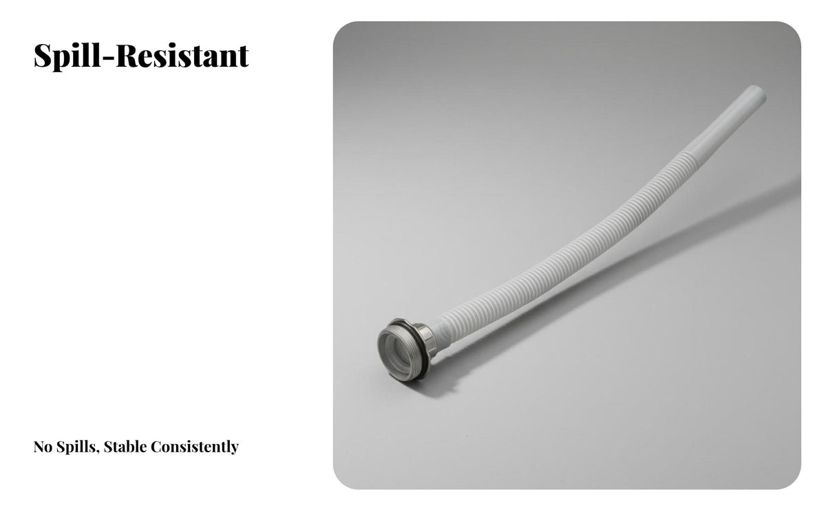Gas Can Pouring Spill-Resistant pourer Flexible Gas Can Spout Anti-Overflow Flexible Propellant Nozzle