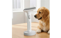 Pet Grooming Comb with Release Button Self-Cleaning Undercoat Rake Ergonomic