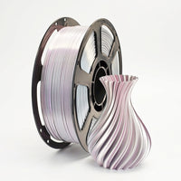 lustrous Color PLA Filament 1.75mm for 3D Printer, Shiny Two 330m Spool, Dimensional Accuracy ±0.02mm