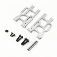 Rear Lower Linkage Arm Silver-Toned Finish CNC-Machined Linkage Arm Lattice Structure