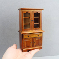 Dollhouse Cabinet Wooden Miniature Cupboard Realistic for Collectors, Hobbyists