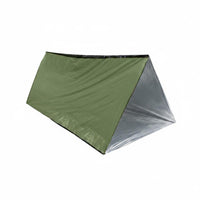 Heat Retaining Portable Emergency Tent Quick Setup Emergency Bivvy Shelter Waterproof Thermal Rescue Shelter Windproof for Campers, Hikers, Camping, Disaster Relief, Hiking