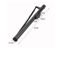 Billiard Cue Case with Shoulder Strap Zippered Pool Sticks Carrier Bag with Pockets Sheltering for League Nights