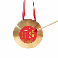 Child-Sized Small Golden Gong with Mallet Traditional Design Miniature Gong with Mallet Easy to Play Musical Toy Educational for young children, Beginners, inaugural Birthday event, Playroom, Festivals, Parties