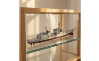 Frigate Model Scale Warship Model Collectible for Desk, History Enthusiasts