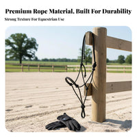Western Design Horse Halter Long-Lasting Construction Horse Halter and Lead Set Stylish Pattern for Leading, Groundwork
