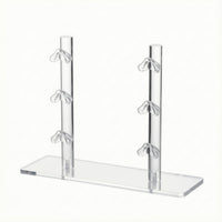 Eyeglasses Display Stand Clear Acrylic Eyewear Display Stand Eyeglasses Rack Holder Transparent Glasses Rack Countertop