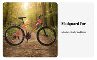 Plastic Mountain Bike Mudguard Sleek Shape Mountain Bike Mudguard Set Mountain Bike Mudguards Aerodynamic Design