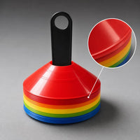 Soccer Training Cones, Agility Disc Cones for Football Basketball Drills, Field Marker Saucers, Thickened Durable
