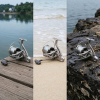 Long-Distance Casting Metal Rotating Reel Ultra Smooth Rotating Reel Powerful Fishing Gear High-Capacity for Anglers