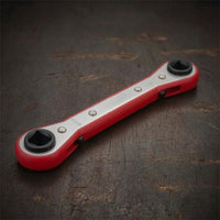 Refrigeration Wrench Twin-endedEnded Ratchet Wrench with Square Drive Reversible for Air Conditioning Repair