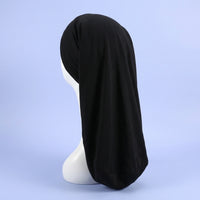 silk-like Lined Bonnet for Women, Adjustable Long Tail Cap for Curly Hair, Soft Modal Night Hat, Large Size Head Covering for Sleeping