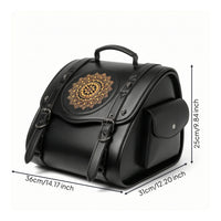 Motorcycle Tail Bag Portable Motorcycle Rear Bag for Daily Commuting