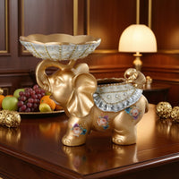 Elephant Tissue Box Holder Glossy Elephant Tissue Box Cover Stylish for Coffee Table