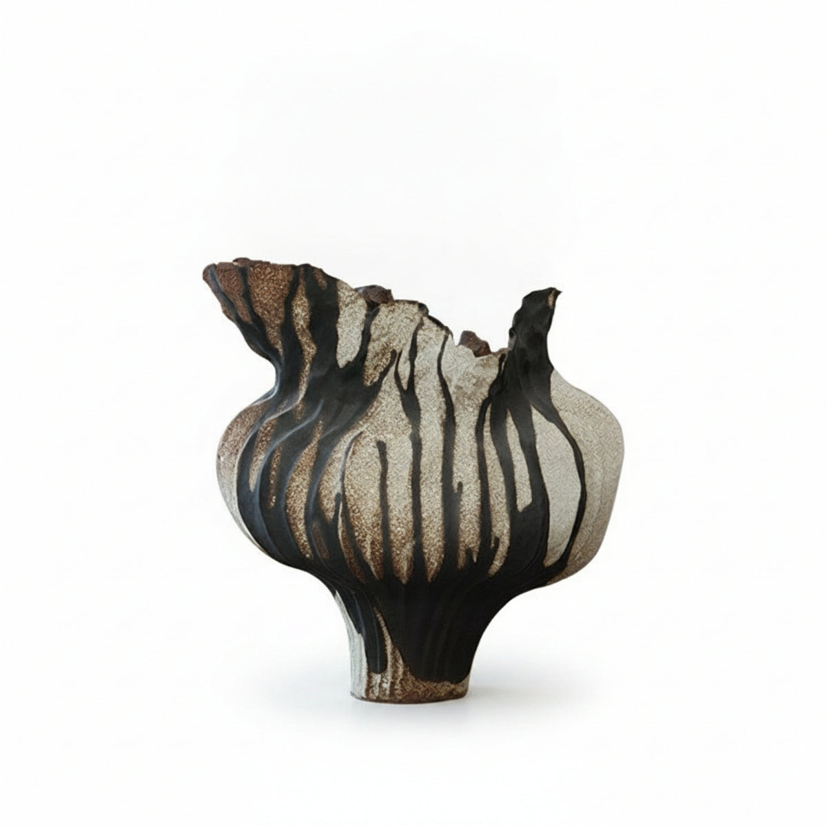 Mottled Home Decor Decorative Ceramic-Style Vase for Indoor Display