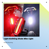 USB rechargeable waterproof tail light