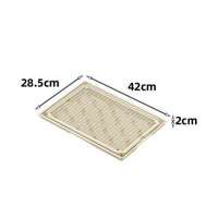 Anti-Tracking Cat Litter Mat Waterproof Cat Litter Trapping Mat Washable Pet Accessory Slip-Resistant