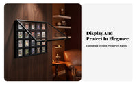 Graded Card Display Case Protection Sports Card Display Frame Collectible Storage Anti-Security Lock Lockable for Home Office