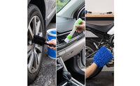 15 Pieces Car Wash Set with Pail and Glove Microfiber Car Wash Kit with Pail Auto Cleaning Kit Allall-Inclusive Complete