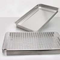 Bar Drop Tray Easy to Clean Stainless Steel Drop Tray Hygienic Spill Catcher