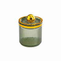 Moisture-Proof Sealed Food Jar Light Luxury Design Airtight Food Canister Long-Lasting Decorative Storage Canister Wide Mouth for Kitchen Countertop, Living Room, Bathroom