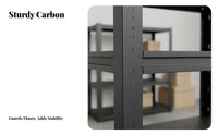 Multi-Layer Storage Rack High Load Capacity 5 Tier Adjustable Storage Rack Thickened Shelves Standing Steel Shelf for Homeowners, Balcony, Kitchen