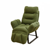 Adjustable Backrest Foldable resting Recliner Multi-Position Locking Reclining Chair Ergonomic Lounge Seat Padded Headrest for Adults, Office Workers, Seniors, Living Room, Indoors, Bedroom, Balcony
