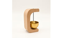 Wooden Door Chime Artisanal Door Chime Bell with Wooden Frame Decorative Door Chime Minimalist for Homeowners, Entryway