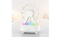 Decorative Ferris Wheel Vaporizer Cool Mist Vaporizer with Rainbow Light Stylish Tabletop Humidifier Compact for Sleepers, Office Workers, Bedroom, Desk, Nightstand