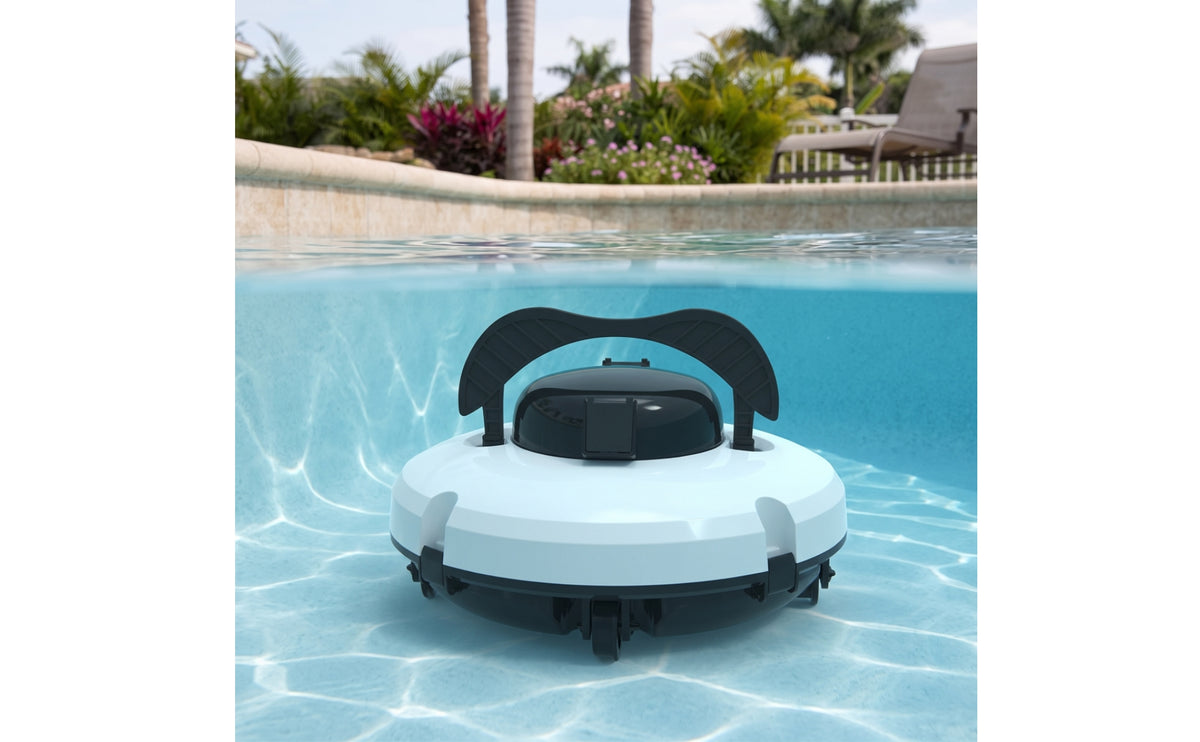 Rechargeable Cordless Robotic Pool Vacuum Cleaner Fine Filter Cordless Robotic Pool Cleaner Submersible Portable
