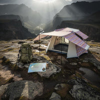 Portable 3-4 Person Camping Tent Spacious Interior Automatic Instant Setup Tent Ventilated Design Outdoor Gear UPF 50+ Sun Protection for Families