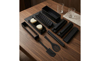 10 Pieces Hand Tools Sushi Making Kit Rectangular Rice Mold Set for Home Kitchen