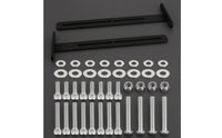 T-Bracket Mounting Bracket Black with Hardware Strong for Mechanics