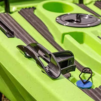 Mounting Screws Included Kayak Paddle Holder Secure Grip Kayak Oar Keeper Quick Reach Boat Oar Storage Clip Compact Design