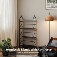 Space-Saving Design Narrow Multi-Tier Bookshelf accessibleShelf Design Multi-Tier Rolling Book Trolley Lockable Casters Mobile Shelving Single Unit Sturdy Long-Lasting for Apartment Dwellers, Homeowners, Small Areas, Kids' Room, Bedroom, Classroom