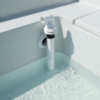 Baitwell Drain Pipe Kit Long-Lasting Boat Drain Tube with Elbow Hardware Sturdy Straight for Anglers, Fishing Boats Tanks