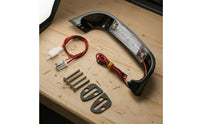 LED Rear Assembly Clear Lens Motorcycle Rear Lamp Assembly Wired Leads Motorcycle