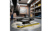 Slim-Design Manual Scissor Jack Foldable Scissor Jack with Crank Handle Long-Lasting Tool Strong for Tire Changes