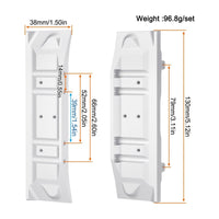 Crawler Side Steps Matte RC Step Boards Metal Running Board Foot Plate for Scale Garage Builds