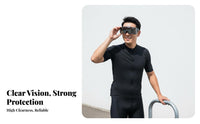 Anti-Spray Safety Goggles Shock Resistant Curved-Fit Safety Goggles Windproof Riding Glasses Wide Vision for Workers, Cycling