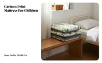 Dormitory Bed Pad Skin-Friendly Foldable Mattress Pad Thickened Thick Tatami Mattress for Students, Campers, Dorm Room, Bedroom, Guestroom