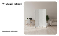 Folding Room Divider Foldable Design Folding Panel Divider Movable Freestanding for Students, Content Creators