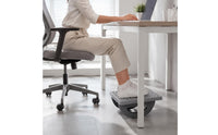 Ergonomic Under Desk Footrest Textured Rocking Footrest Curved Base